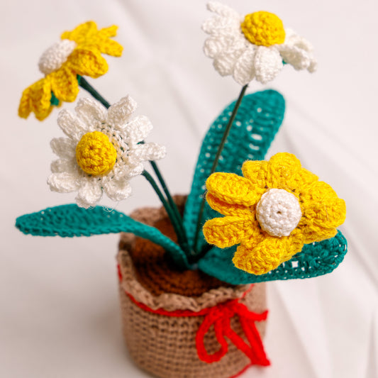 fiori all'uncinetto