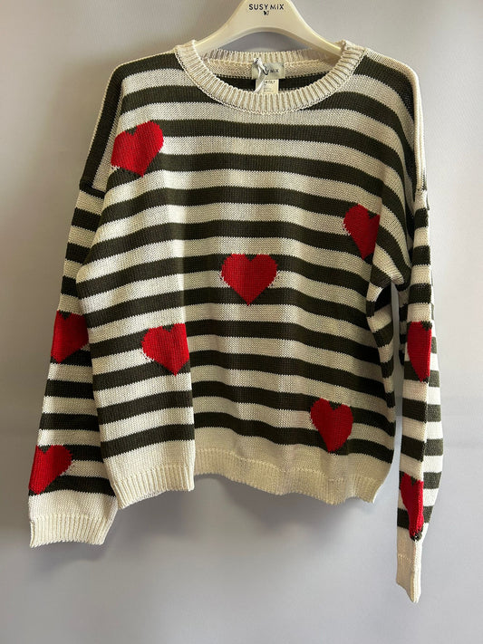 Maglia a righe