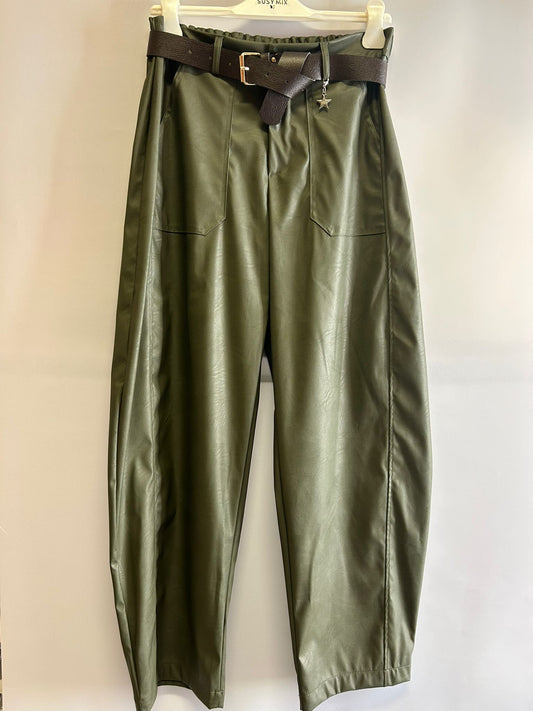 Pantalone ecopelle