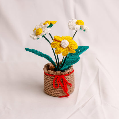 fiori all'uncinetto