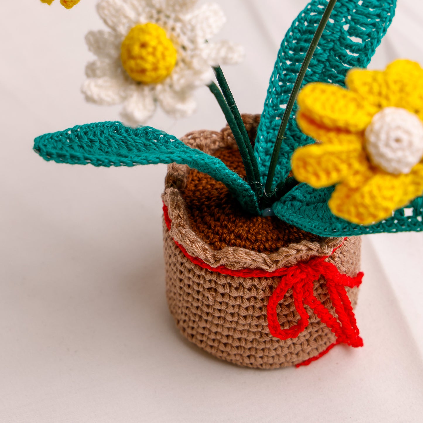 fiori all'uncinetto
