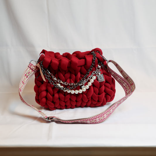 Chunky bag bordeaux