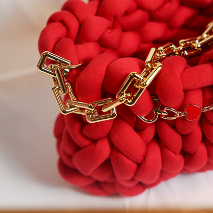 Chunky bag rossa