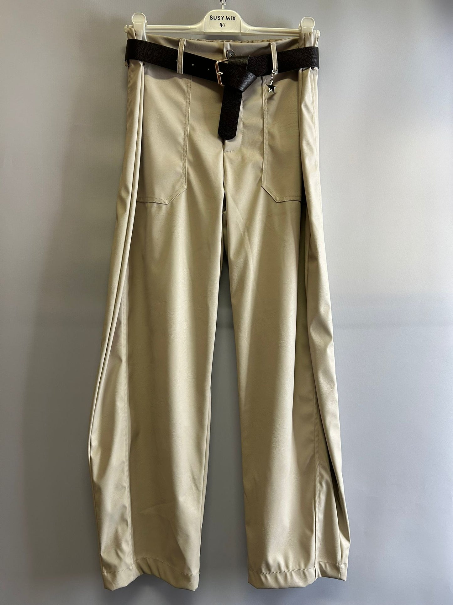 Pantalone ecopelle