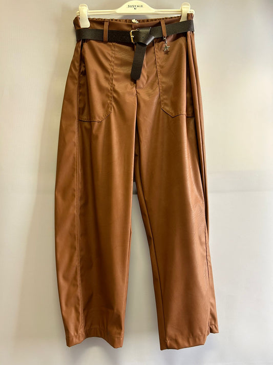 Pantalone ecopelle